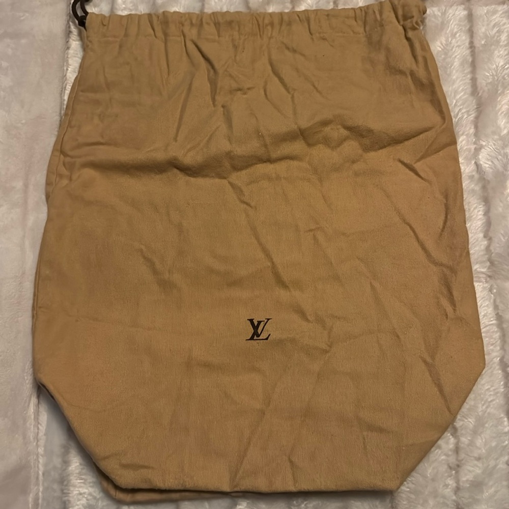 Louis Vuitton Tan Drawstring Dust Bag
